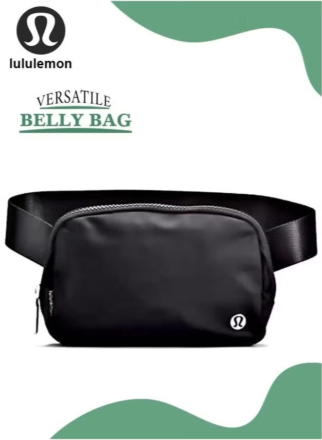Lululemon Everywhere Belt Bag, Compact, and Convenient Belly Bag with Zippered Pockets, Easy-Access Exterior Pocket, and Interior Essentials Pocket for On-the-Go Storage, Black - Image 1